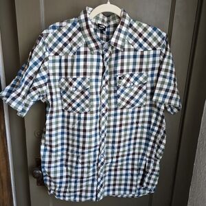 North Face Plaid Button Down Shirt